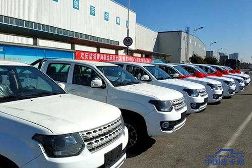 純電 四驅(qū) 黃海n2礦山輔助運輸皮卡車下線